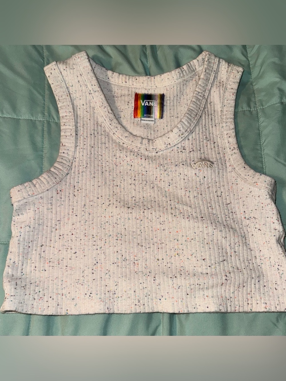 Vans Pride Collection Ribbed Crop Tank